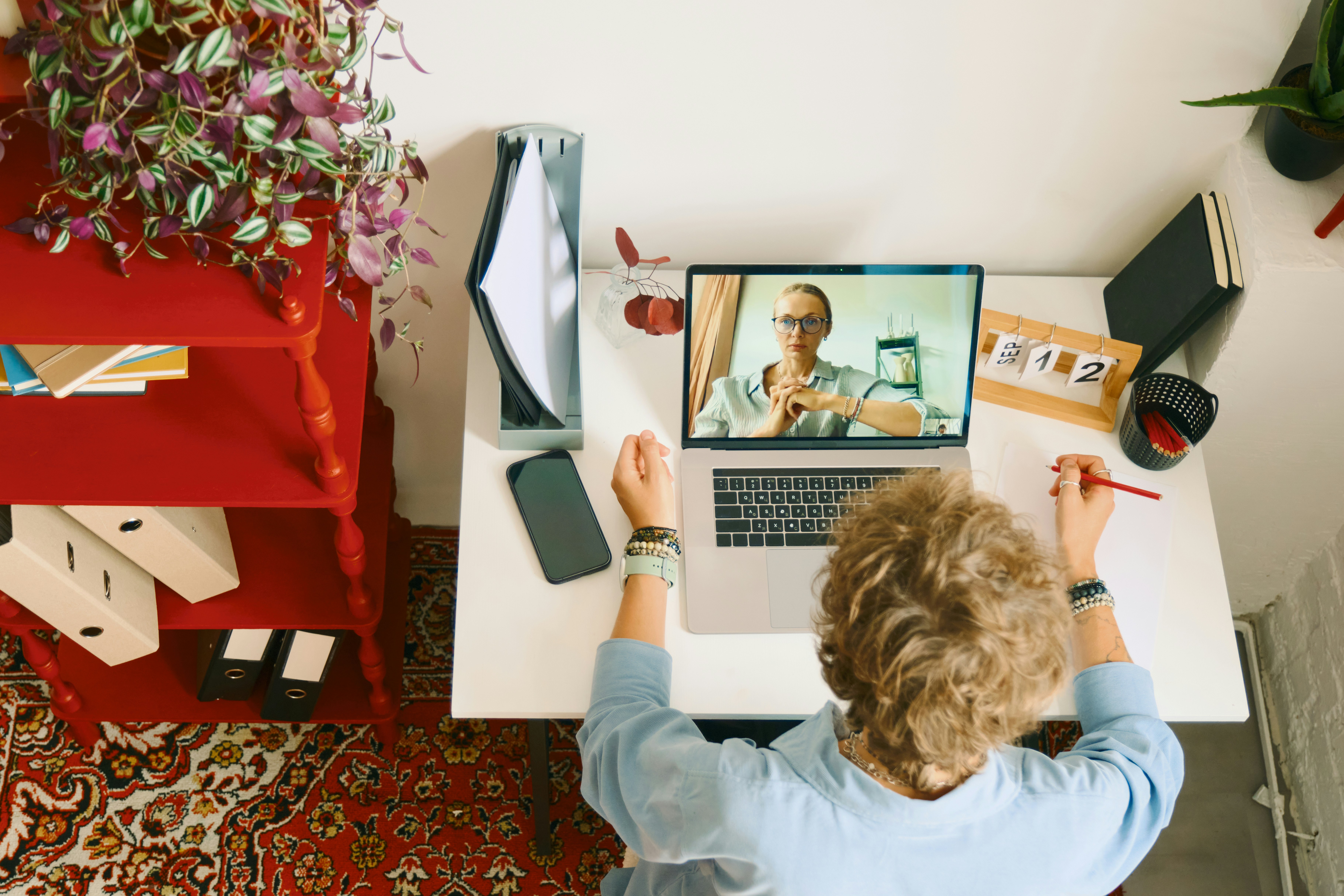 Medarbetare vid video-coaching